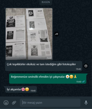 Fenomen Fotokopi - YKS - KPSS - ALES Sizden Gelenler