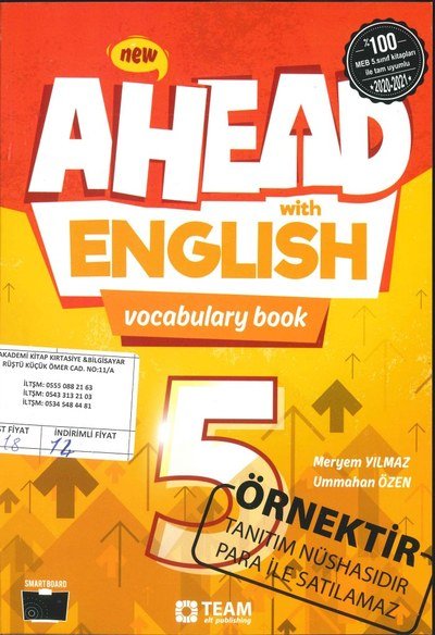 AHEAD ENGLISH VOCABULARY BOOK Fenomen Fotokopi - YKS - KPSS - ALES