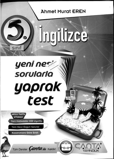 İNGİLİZCE YAPRAK TEST Fenomen Fotokopi - YKS - KPSS - ALES
