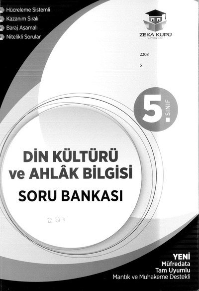 DİN KÜLTÜRÜ VE AHLAK BİLGİSİ SORU BANKASI Fenomen Fotokopi - YKS - KPSS - ALES
