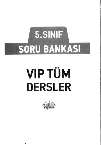 SORU BANKASI VIP TÜM DERSLER Fenomen Fotokopi - YKS - KPSS - ALES