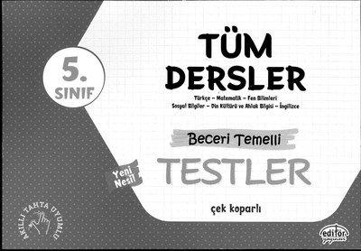 TÜM DERSLER BECERİ TEMELLİ TESTLER Fenomen Fotokopi - YKS - KPSS - ALES