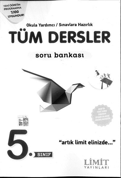 TÜM DERSLER SORU BANKASI