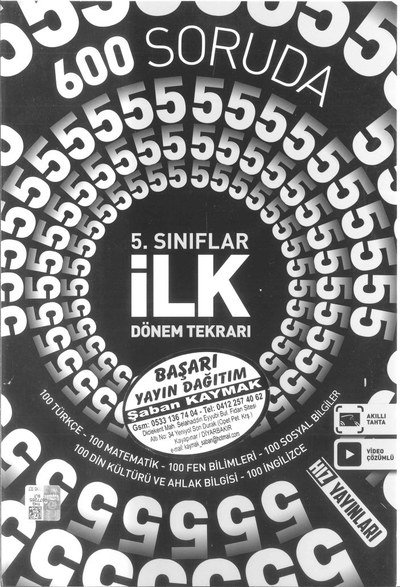 600 SORUDA İLK DÖNEM TEKRARI Fenomen Fotokopi - YKS - KPSS - ALES