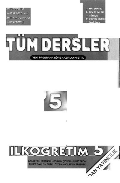 TÜM DERSLER Fenomen Fotokopi - YKS - KPSS - ALES