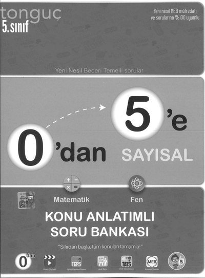 0'DAN 5'E SAYISAL KONU ANLATIMLI SORU BANKASI Fenomen Fotokopi - YKS - KPSS - ALES