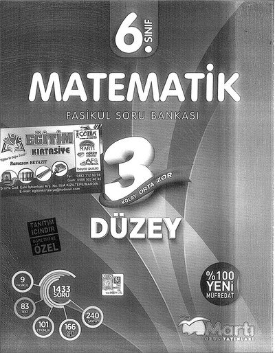 MATEMATİK FASİKÜL SORU BANKASI Fenomen Fotokopi - YKS - KPSS - ALES