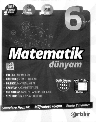 MATEMATİK DÜNYAM Fenomen Fotokopi - YKS - KPSS - ALES