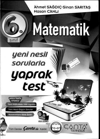 MATEMATİK YENİ NESİL SORULARLA YAPRAK TEST Fenomen Fotokopi - YKS - KPSS - ALES