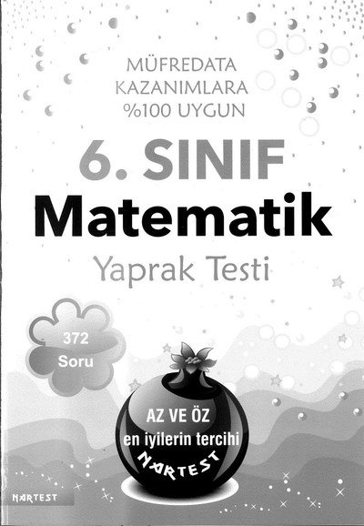MATEMATİK YAPRAK TESTİ Fenomen Fotokopi - YKS - KPSS - ALES