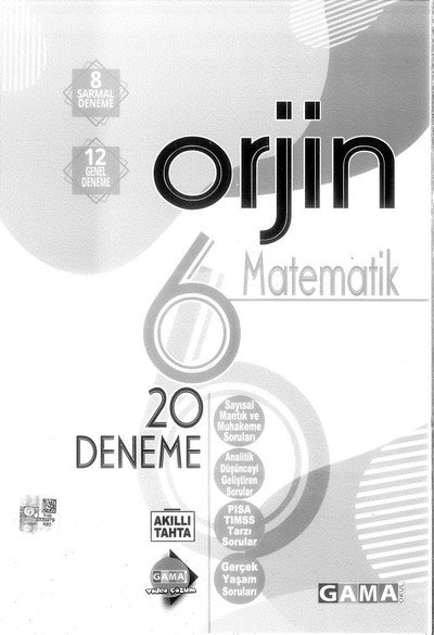 ORJİN MATEMATİK 20 DENEME