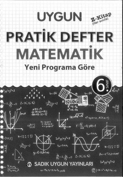 UYGUN PRATİK DEFTER MATEMATİK Fenomen Fotokopi - YKS - KPSS - ALES