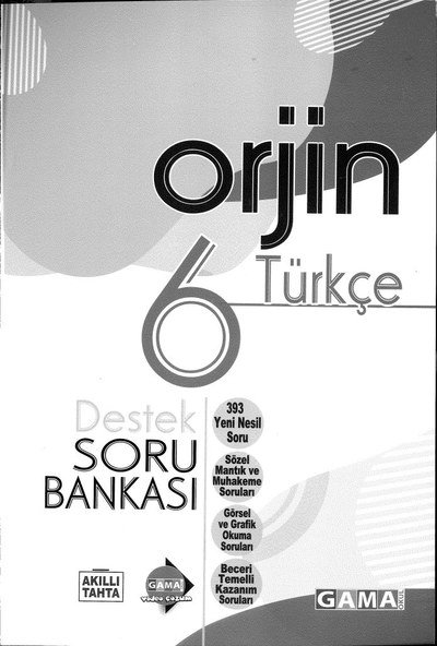 ORJİN TÜRKÇE SORU BANKASI