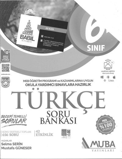 TÜRKÇE SORU BANKASI Fenomen Fotokopi - YKS - KPSS - ALES