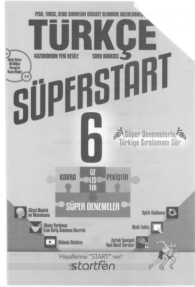 TÜRKÇE SÜPERSTART Fenomen Fotokopi - YKS - KPSS - ALES