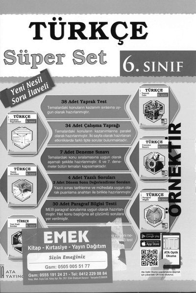 TÜRKÇE SÜPER SET Fenomen Fotokopi - YKS - KPSS - ALES