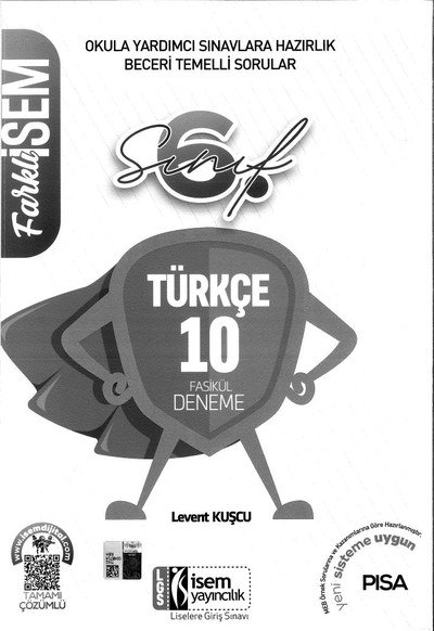 TÜRKÇE 10 FASİKÜL DENEME