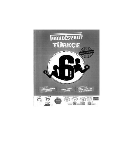 KONDİSYON TÜRKÇE Fenomen Fotokopi - YKS - KPSS - ALES