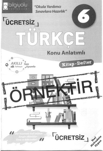 TÜRKÇE KONU ANLATIMLI KİTAP - DEFTER