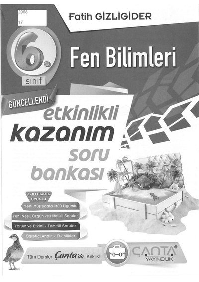 FEN BİLİMLERİ SORU BANKASI Fenomen Fotokopi - YKS - KPSS - ALES