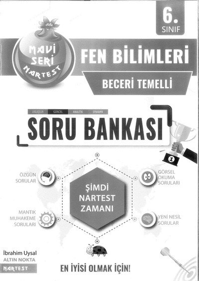 MAVİ SERİ FEN BİLİMLERİ SORU BANKASI Fenomen Fotokopi - YKS - KPSS - ALES