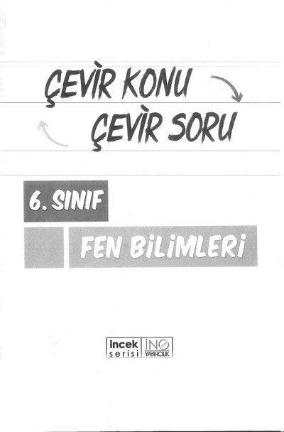 ÇEVİR KONU ÇEVİR SORU FEN BİLİMLERİ Fenomen Fotokopi - YKS - KPSS - ALES