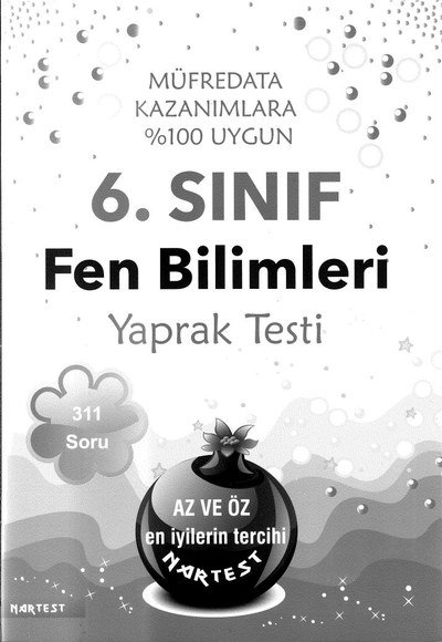 FEN BİLİMLERİ YAPRAK TESTİ Fenomen Fotokopi - YKS - KPSS - ALES
