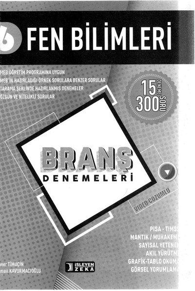 FEN BİLİMLERİ BRANŞ DENEMELERİ Fenomen Fotokopi - YKS - KPSS - ALES