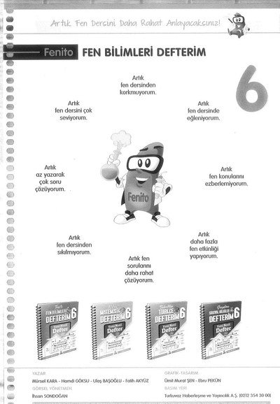 FEN BİLİMLERİ DEFTERİM Fenomen Fotokopi - YKS - KPSS - ALES