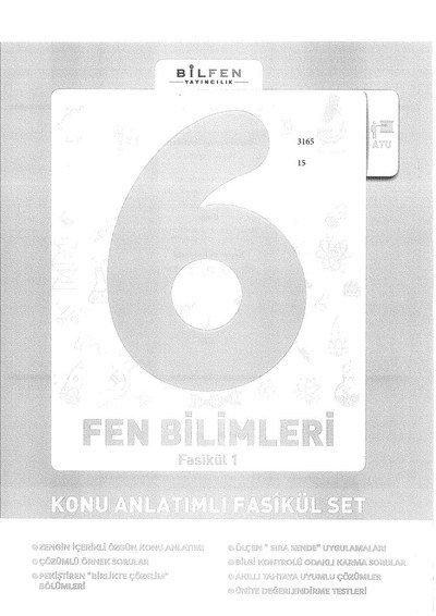 FEN BİLİMLERİ KONU ANLATIMLI FASİKÜL SET Fenomen Fotokopi - YKS - KPSS - ALES