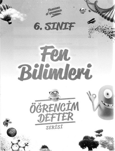 FEN BİLİMLERİ ÖĞRENCİM DEFTER Fenomen Fotokopi - YKS - KPSS - ALES