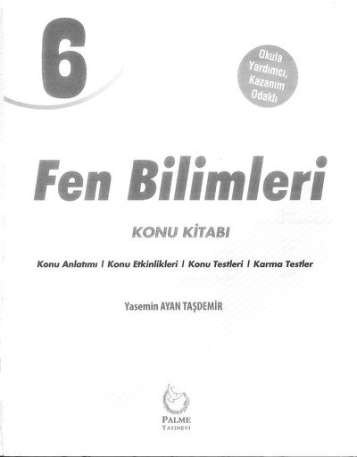 FEN BİLİMLERİ KONU KİTABI Fenomen Fotokopi - YKS - KPSS - ALES