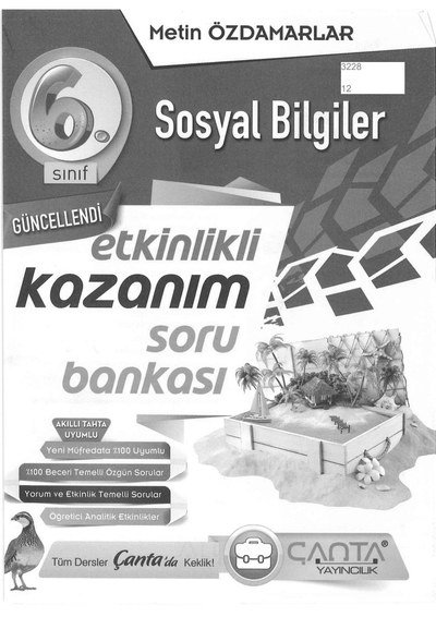 SOSYAL BİLGİLER ETKİNLİK KAZANIM SORU BANKASI Fenomen Fotokopi - YKS - KPSS - ALES