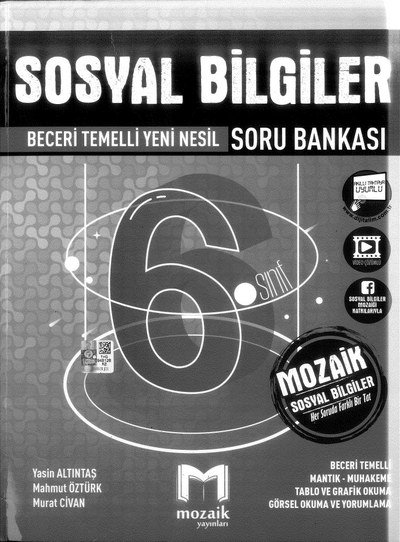 SOSYAL BİLGİLER BECERİ TEMELLİ SORU BANKASI Fenomen Fotokopi - YKS - KPSS - ALES