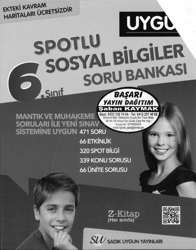 SPOTLU SOSYAL BİLGİLER SORU BANKASI Fenomen Fotokopi - YKS - KPSS - ALES