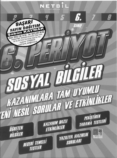 6. PERİYOT SOSYAL BİLGİLER YENİ NESİL SORULAR Fenomen Fotokopi - YKS - KPSS - ALES