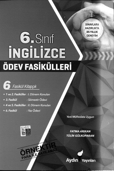İNGİLİZCE ÖDEV FASİKÜLLERİ Fenomen Fotokopi - YKS - KPSS - ALES