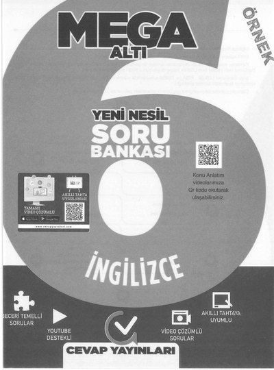 MEGA ALTI YENİ NESİL SORU BANKASI İNGİLİZCE