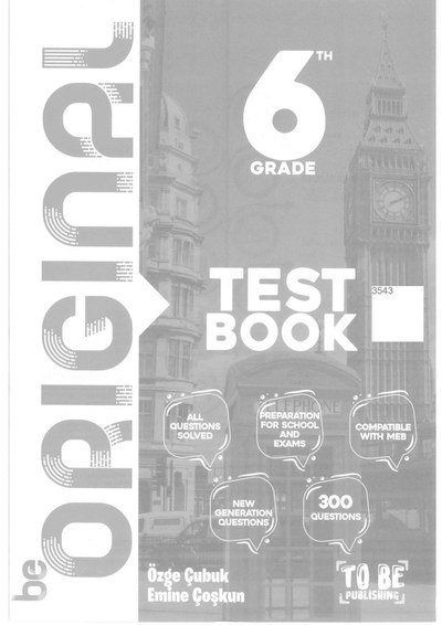 ORIGINAL TEST BOOK