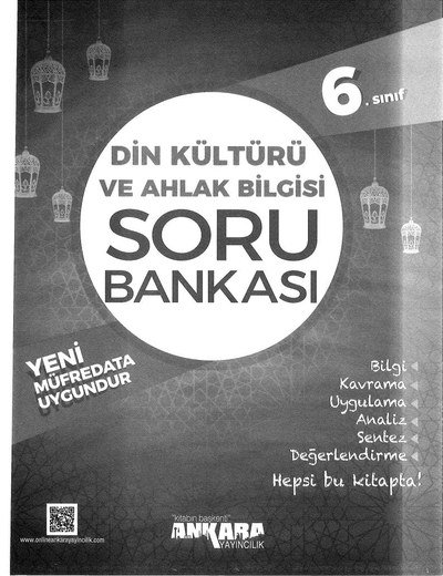 DİN KÜLTÜRÜ VE AHLAK BİLGİSİ SORU BANKASI Fenomen Fotokopi - YKS - KPSS - ALES