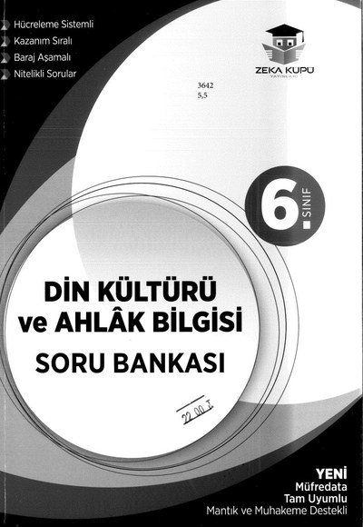 DİN KÜLTÜRÜ VE AHLAK BİLGİSİ SORU BANKASI Fenomen Fotokopi - YKS - KPSS - ALES