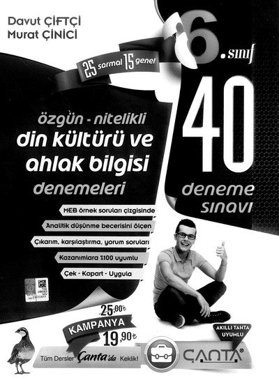 DİN KÜLTÜRÜ VE AHLAK BİLGİSİ DENEMELERİ Fenomen Fotokopi - YKS - KPSS - ALES