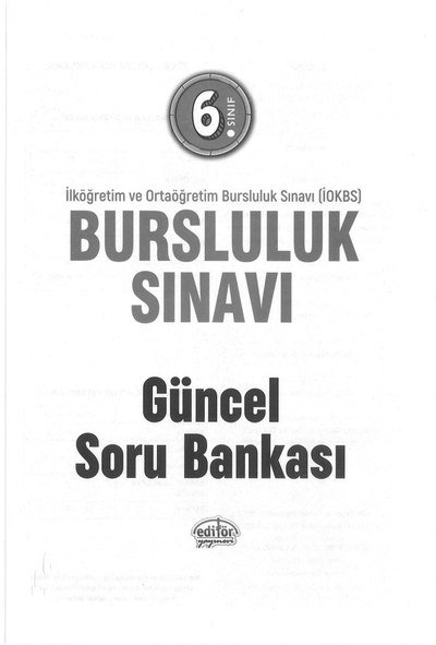BURSLULUK SINAVI GÜNCEL SORU BANKASI Fenomen Fotokopi - YKS - KPSS - ALES