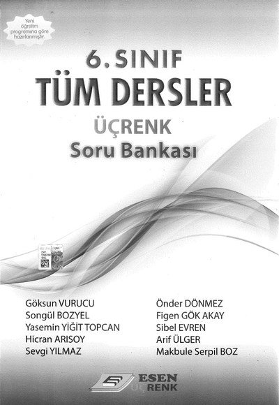 TÜM DERSLER ÜÇRENK SORU BANKASI