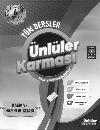 TÜM DERSLER ÜNLÜLER KARMASI Fenomen Fotokopi - YKS - KPSS - ALES