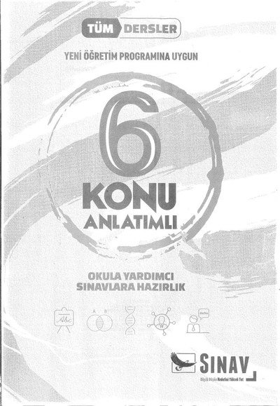 KONU ANLATIMLI TÜM DERSLER Fenomen Fotokopi - YKS - KPSS - ALES