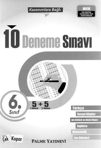 10 DENEME SINAVI Fenomen Fotokopi - YKS - KPSS - ALES