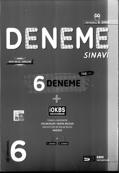DENEME SINAVI 6 DENEME Fenomen Fotokopi - YKS - KPSS - ALES