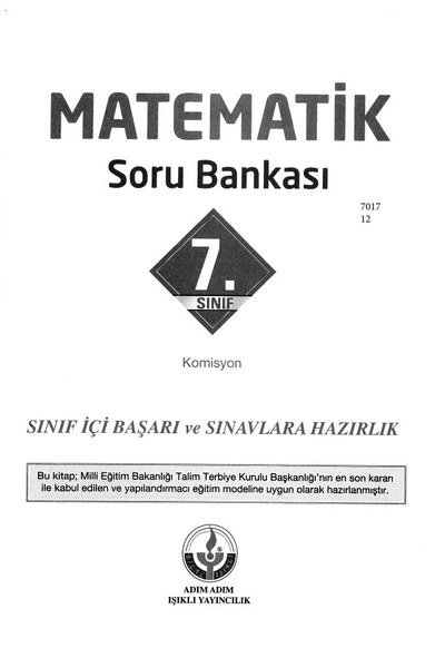 MATEMATİK SORU BANKASI Fenomen Fotokopi - YKS - KPSS - ALES