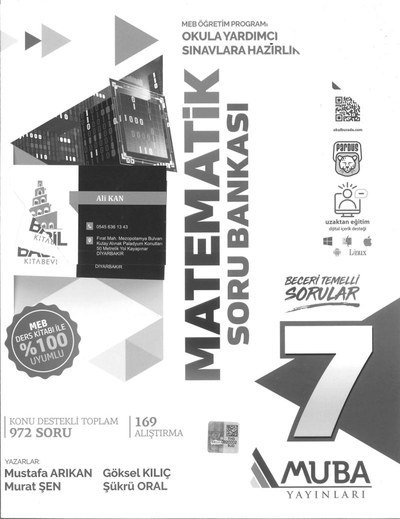 MATEMATİK SORU BANKASI Fenomen Fotokopi - YKS - KPSS - ALES